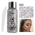 Gel de brillo corporal con lentejuelas