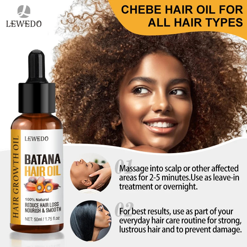 Aceite de batana naturales. Crecimiento rápido del cabello brillante y saludable anti pérdida para hombres y mujeres