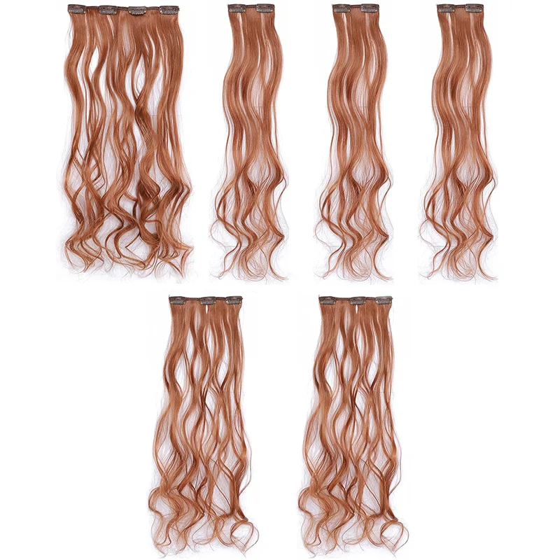 Clip de onda de agua sintética de cabello 24 broches